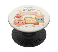 Forse la vita non è davvero così serio kawaii PopSockets PopGrip Adesivo