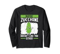 Forse Le zucchine Non Ti piacciono né vegane vegetariane Maglia a Manica