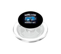 Forse più tardi Probabilmente Non Pigro Gatto Divertente Carino Addormentato Kitty PopSockets PopGrip per MagSafe