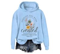 Forse sei stato creato per un periodo come questa felpa con cappuccio, forse sei stato creato per un periodo come questa felpa, Blu Carolina, 3XL