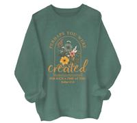 Forse sei stato creato per un periodo come questa felpa con cappuccio, forse sei stato creato per un periodo come questa felpa, Verde-1, L