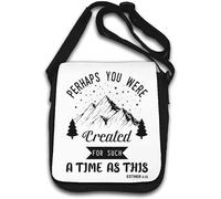 Forse You Were Created For Such A Time As This Esther 4 14 Borsa a tracolla Bianco