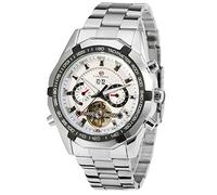Forsining FSG340M4T2 Orologio di lusso da uomo, con movimento automatico, datario, calendario, meccanismo Tourbillon, orologio da polso da collezione