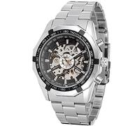 Forsining, orologio da polso da uomo, automatico, impermeabile, con cinturino in acciaio inox