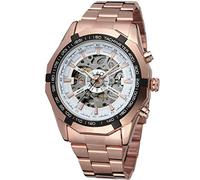 FORSINING Orologio da uomo automatico a carica automatica, analogico, cinturino in acciaio inox, orologio rotondo FSG8042M4R1, Bracciale