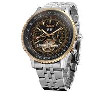 Forsining Orologio da uomo automatico completo di calendario tourbillon JAG034 M4T2