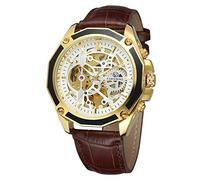 FORSINING Orologio meccanico da uomo con movimento automatico e cinturino in vera pelle