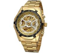 Forsining, orologio rotondo, automatico e analogico da uomo, in acciaio inox FSG8042M4G2