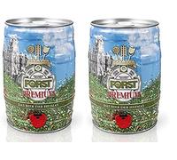FORST 2 pz. Fustino 5 Litri Birra Forst Premium Bionda Italiana Rubinetto Spillatura Luppolo Malto Italia, Birra Forst Premium