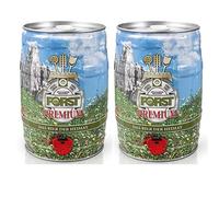 Forst Premium Birra 2 Fusto Barilotto da 5 litri Ognuno
