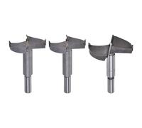 Forstner Legno Trapano Punta Set 45mm/50mm/60mm Dia Carburo Lega Acciaio Punta