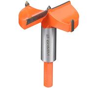 Forstner - Punta per legno, 60 mm, in metallo duro, con codolo esagonale, accessorio per lavorazione del legno, mobili