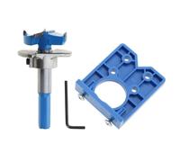 Forstner Trapano Guida 35mm Cerniera Trapanatura Jig per Armadietto Processo Fai