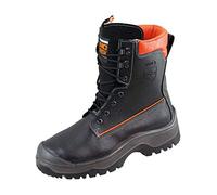 Forstsicherheitsstiefel NoRisk Gr.41 schwarz/orang e Leder S3 SRC EN20345/EN17249