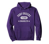 FORT GREENE Brooklyn NY 11205 Design sportivo con dettagli Felpa con Cappuccio
