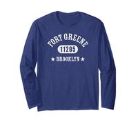 FORT GREENE Brooklyn NY 11205 Design sportivo con dettagli Maglia a Manica