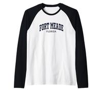 Fort Meade Florida Vintage Maglia con Maniche Raglan