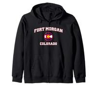 Fort Morgan Colorado (Colorado) Felpa con Cappuccio