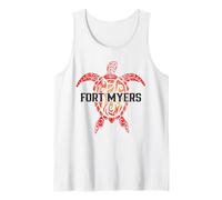 Fort Myers Beach Florida Tartaruga Marina Surfer Diving Souvenir Canotta