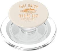 Fort Union Trading Post 1828 North Dakota Design invecchiato PopSockets PopGrip per MagSafe