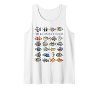Fort Walton Beach Florida Design Pesce Colorato Canotta