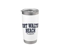 Fort Walton Beach Florida Vintage Bicchiere termico in acciaio inox doppia parete