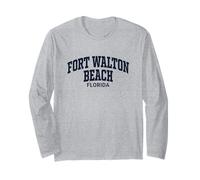 Fort Walton Beach Florida Vintage Maglia a Manica