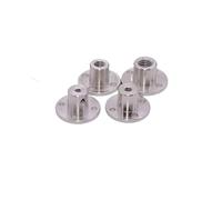 Forte, albero guida motore dado di accoppiamento flangia M3 M4 M5 M6 M8 per albero vite motore (M4)