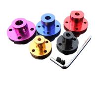 Forte, albero guida motore in lega di alluminio flangia albero motore accoppiamento rigido multicolore 3-8 mm (Purple 8 mm)