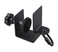 Forte ancoraggio per porta in metallo per fasce di resistenza con gomma morbida e cuscinetti in flanella per proteggere le porte durante l'esercizio fisico