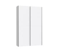 Forte Armadio in legno bianco, larghezza 120,1 cm, altezza 190,5 cm, profondità 41,6 cm