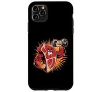 Forte bistecca mascotte sollevamento manubri carnivoro Custodia per iPhone 11 Pro Max