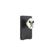 Forte cartone animato rana sollevamento bilanciere sollevamento pesi PopSockets PopWallet per MagSafe