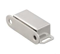 Forte chiusura magnetica per ante di credenze e armadietti da cucina, portata 40 kg, resistente chiusura in acciaio inossidabile con finitura cromata, compatibile (S)