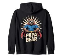 Forte come un orso Festa del Papà Felpa con Cappuccio