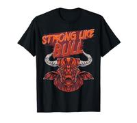 Forte come un toro Powerlifting Bodybuilding Maglietta