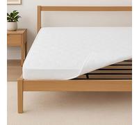 FORTE - Coprirete Matrimoniale Imbottito (180x200 cm) Resistente Dotato di Lacci agli Angoli, Salvaguarda le Pelli Sensibili con Prioprietà Anallergiche ed Antiacaro, Prodotto in Italia