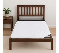 FORTE - Coprirete Una Piazza e Mezza Imbottito (120x190 cm) Resistente Dotato di Lacci agli Angoli, Salvaguarda le Pelli Sensibili con Prioprietà Anallergiche ed Antiacaro, Prodotto in Italia