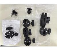 Forte-Dazio Moto Fotocamera Monte Kit compatibile con DJI OSMO 360, Universale Doppio Morsetto Manubrio Titolare compatibile con Insta 360 X5-X per Bici, ATV, UTV, Barca Equitazione Video(No Bastone)