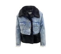 Forte Dei Marmi Couture - Giacca di Jeans con Fodera in Pelliccia - - Jackets - Donna - Blu - S