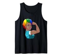 Forte Donna Gay Nera Orgoglio Potere Canotta