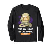 Forte Donna Indipendente Il Cielo Non è più Il Limite Maglia a Manica