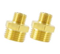 Forte doppio maschio filettato in ottone connettore generale per tubo adattatore universale per tubi per case e uso industriale Adattatore in ottone doppio maschio