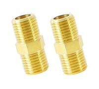 Forte doppio maschio filettato in ottone connettore generale per tubo adattatore universale per tubi per case e uso industriale Adattatore in ottone doppio maschio