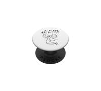 Forte e assonnato Sollevamento Pesante Pisolino Più difficile Fitness Lifestyle PopSockets PopGrip Adesivo