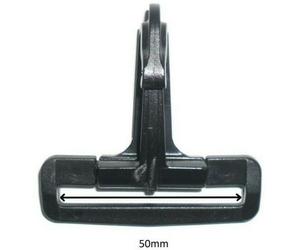 Forte E Plastica Resistente Scatto Ganci, Nero, 50MM, Arte Psw