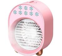 Forte Flusso d'Aria Mini Ventilatore USB Portatile Silenzioso del Vento Ventilatore Stretto 3 velocità Design dello Slot per Bambini alla Moda Ragazze Donne Uomini Spruzzi d'Acqua Piccolo
