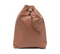 Forte Forte, ,Bags ,Donna ,Marrone ,ONE SIZE Secchiello Piatto Piccolo Pelle