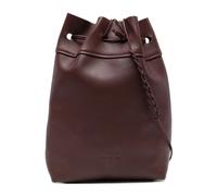 Forte Forte, ,Bags ,Donna ,Marrone ,ONE SIZE Secchiello Piatto Piccolo Pelle