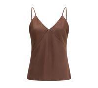 Forte_Forte Brown Acetate Top - 0/XS
